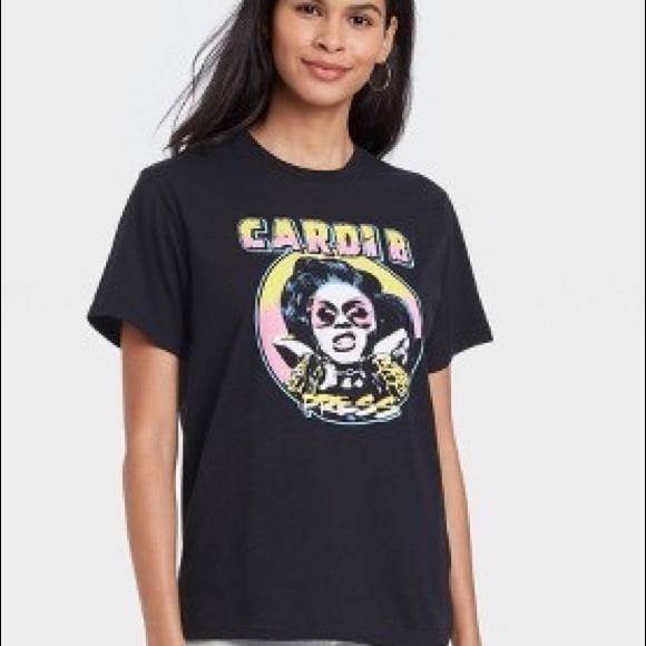 NWT Cardi B Graphic tee M - Picture 1 of 4